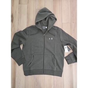 Polo Ralph Lauren Double-Knit Full-Zip Hoodie Classic Fit Company Olive Large